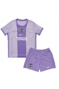 Fotbalové Dres Brighton Dětské Venkovní Oblečení 2025-26 Krátký Rukáv (+ trenýrky)